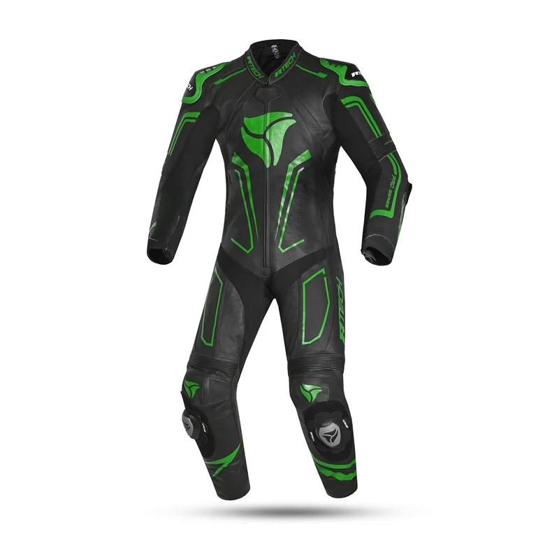 R-TECH RISING STAR MIX KANGAROO 1 PC MONO DE MOTO NEGRO VERDE