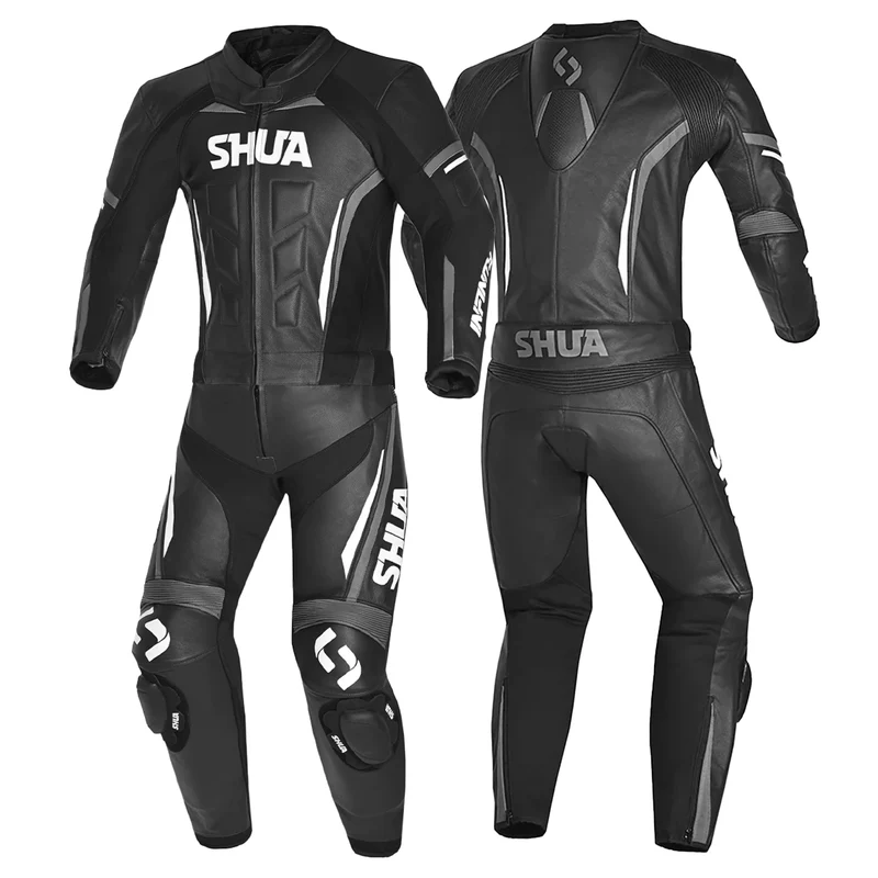 SHUA INFINITY 2 PC MONO DE MOTO HOMBRE NEGRO ANTRACITA