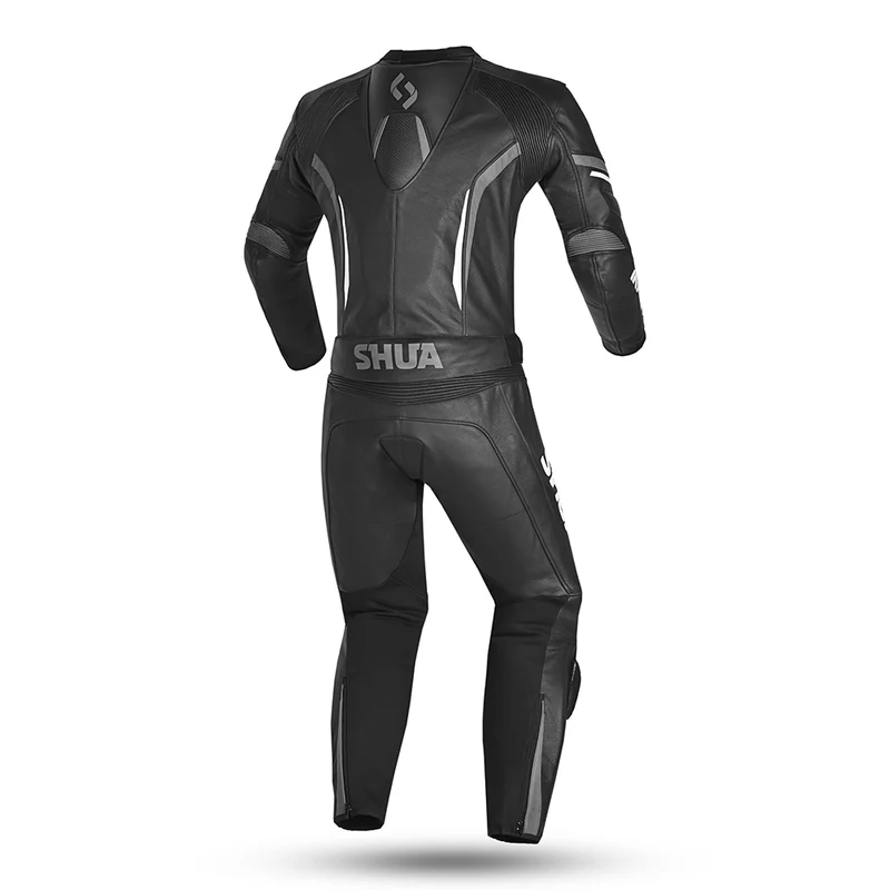 SHUA INFINITY 2 PC MONO DE MOTO HOMBRE NEGRO ANTRACITA