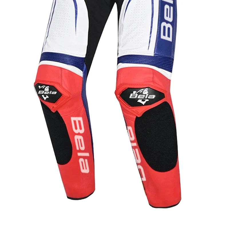 BELA X RACE 1PC MONO DE MOTO BLANCO NEGRO AZUL