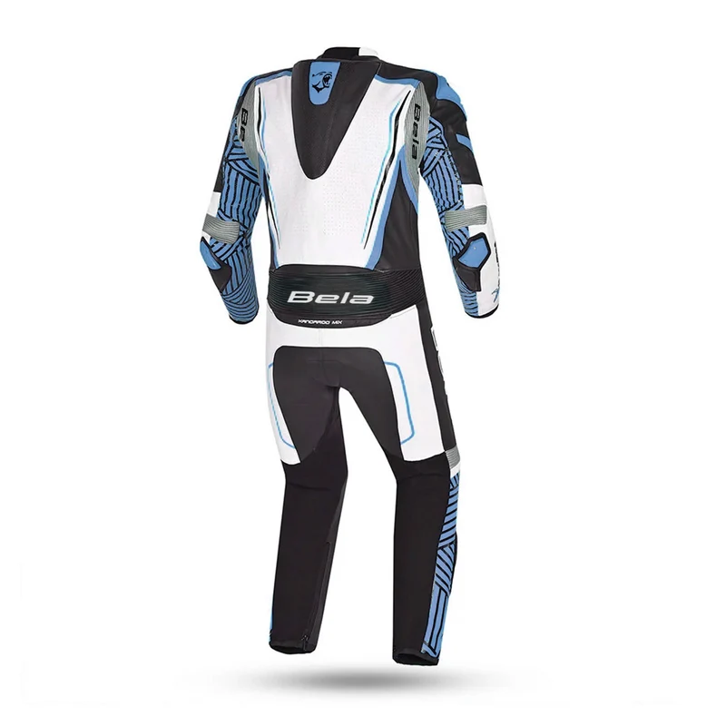 BELA NORTH STAR 1 PC MONO DE MOTO HOMBRE NEGRO AZUL BLANCO