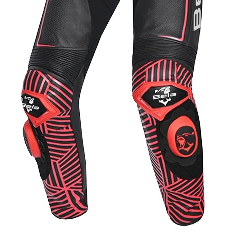 BELA NORTH STAR 1 PC MONO DE MOTO NEGRO BLANCO ROJO