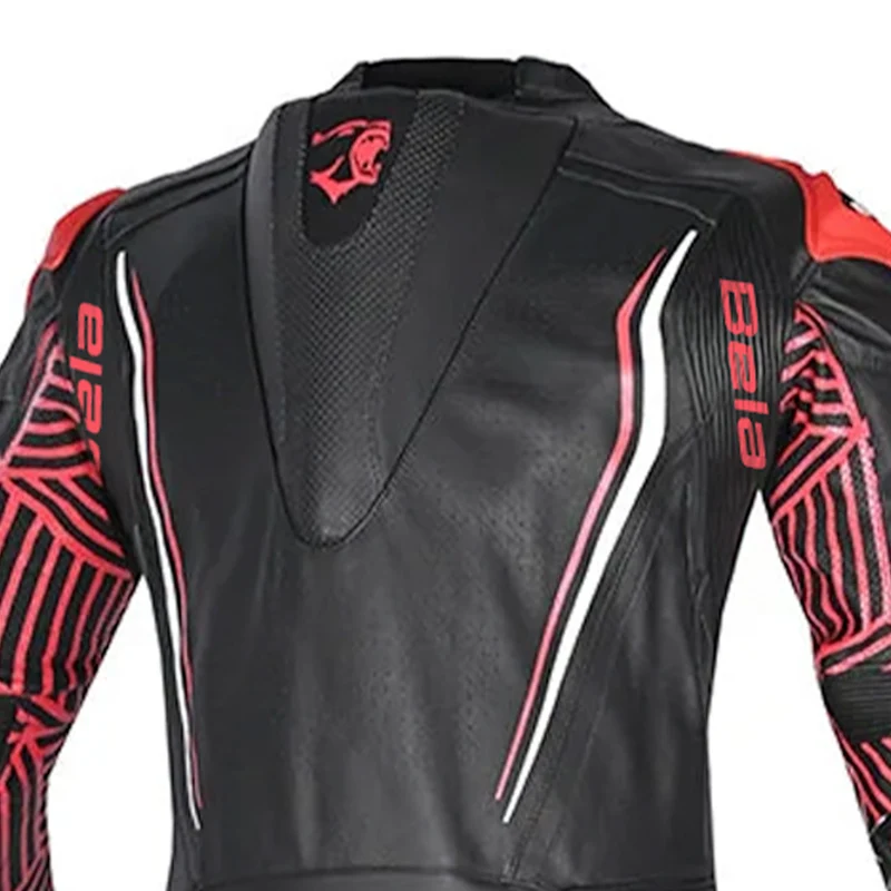 BELA NORTH STAR 1 PC MONO DE MOTO NEGRO BLANCO ROJO