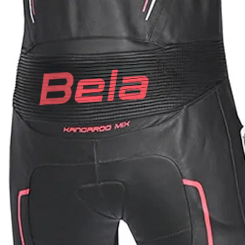 BELA NORTH STAR 1 PC MONO DE MOTO NEGRO BLANCO ROJO
