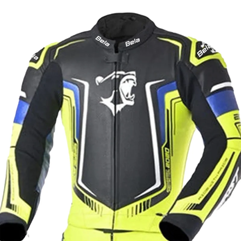 BELA BEAST 2 PC MONO DE MOTO NEGRO BLANCO AMARILLO FLUOR AZUL