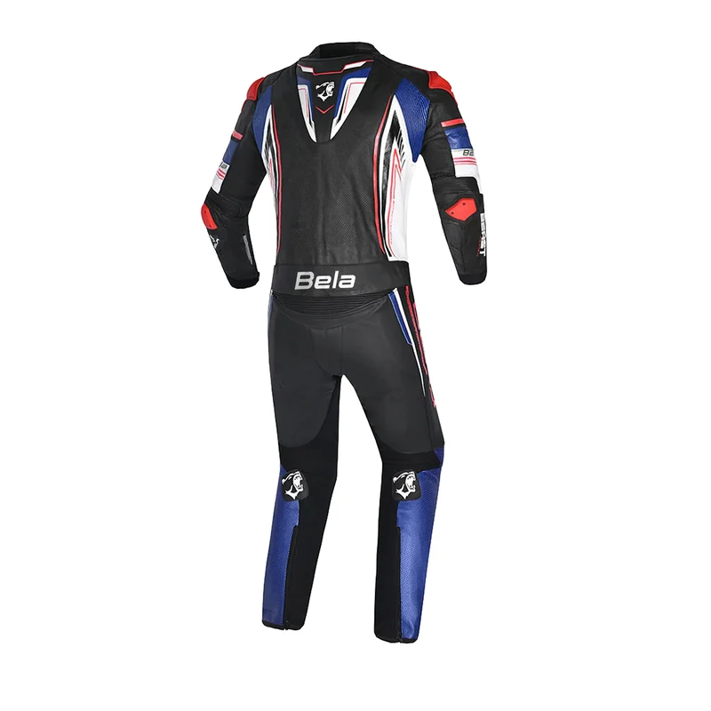 BELA BEAST 2 PC MONO DE MOTO NEGRO BLANCO AZUL ROJO