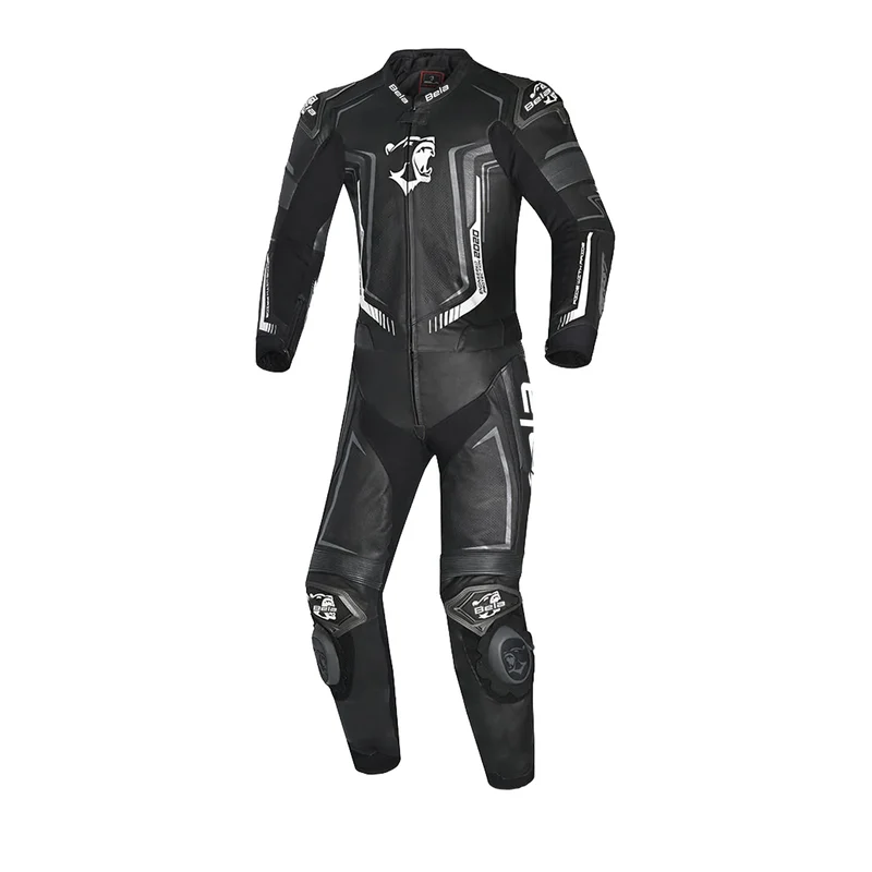 BELA BEAST 2 PC MONO DE MOTO NEGRO ANTRACITA BLANCO