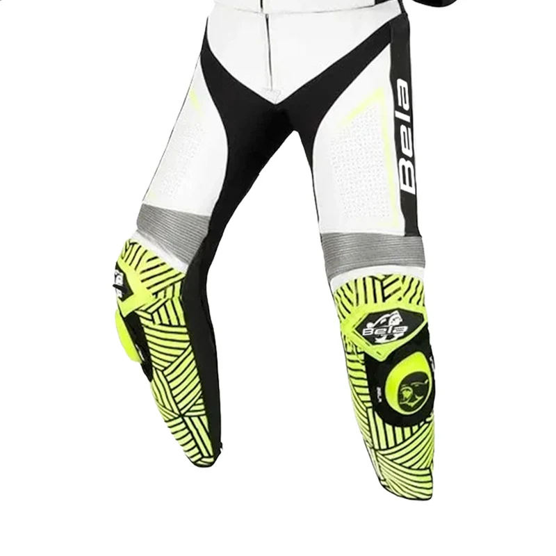 BELA NORTH STAR 2 PC MONO DE MOTO NEGRO BLANCO AMARILLO FLOU