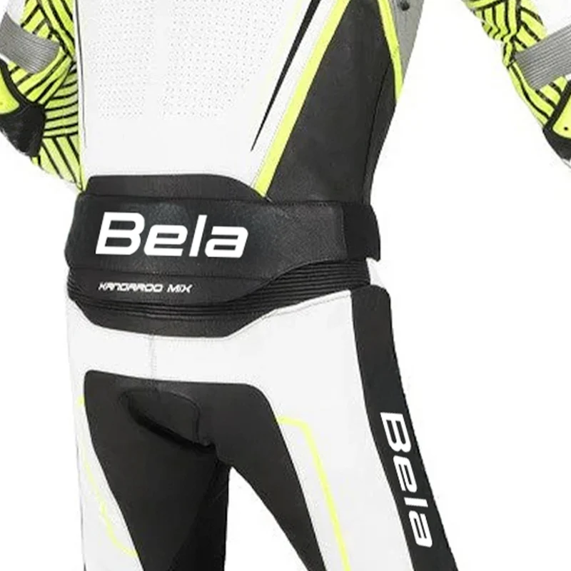 BELA NORTH STAR 2 PC MONO DE MOTO NEGRO BLANCO AMARILLO FLOU