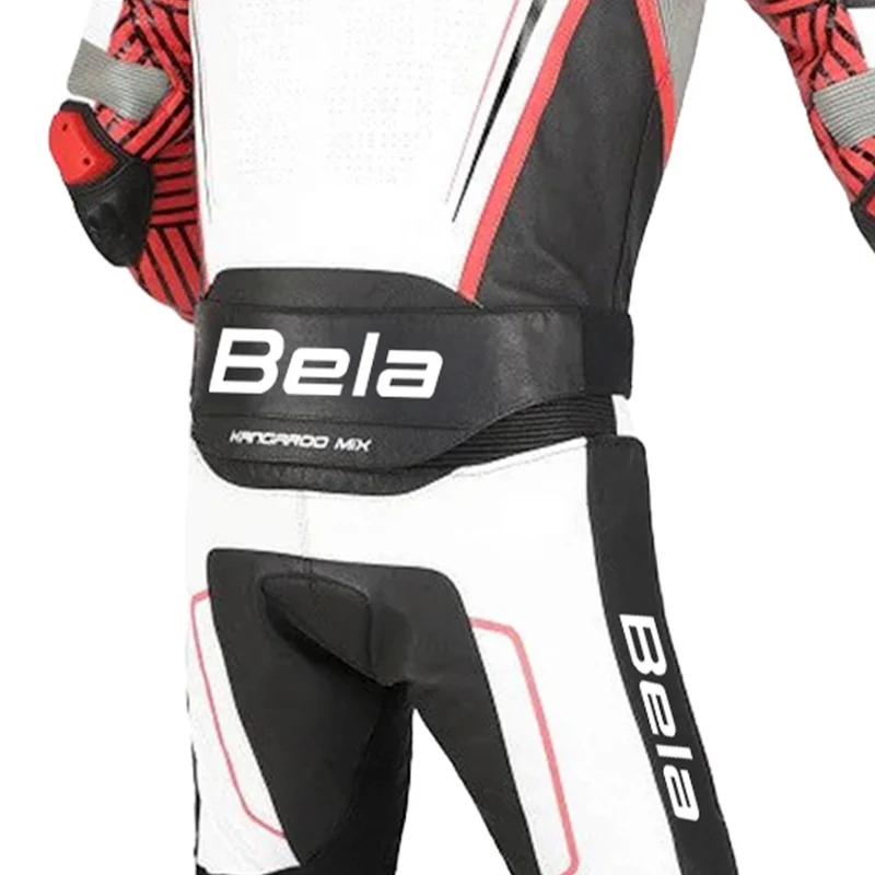 BELA NORTH STAR 2 PC MONO DE MOTO NEGRO BLANCO ROJO