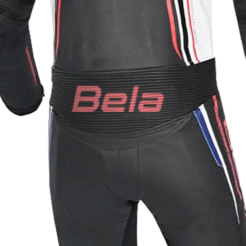 BELA BEAST 1 PC MONO DE MOTO NEGRO BLANCO AZUL ROJO