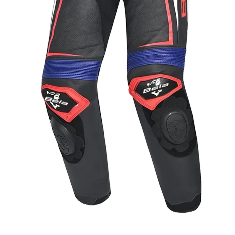 BELA BEAST 1 PC MONO DE MOTO NEGRO BLANCO AZUL ROJO