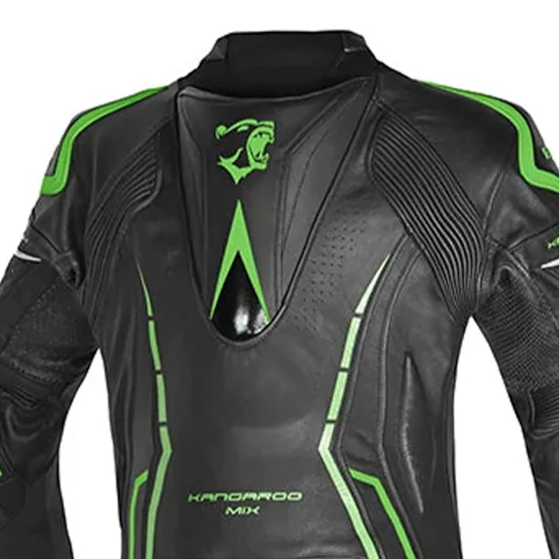 BELA ROCKET MIX KANGROO 2 PC MONO DE MOTO HOMBRE PIEL NEGRO VERDE