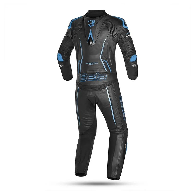BELA ROCKET MIX KANGROO 2 PC MONO DE MOTO HOMBRE PIEL NEGRO AZUL