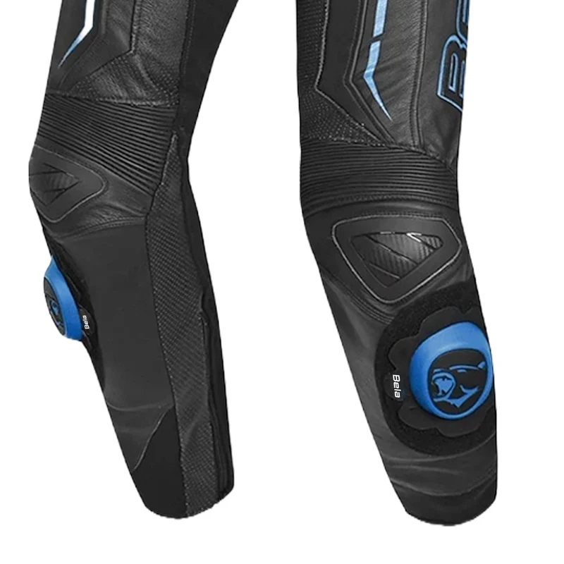 BELA ROCKET MIX KANGROO 2 PC MONO DE MOTO HOMBRE PIEL NEGRO AZUL