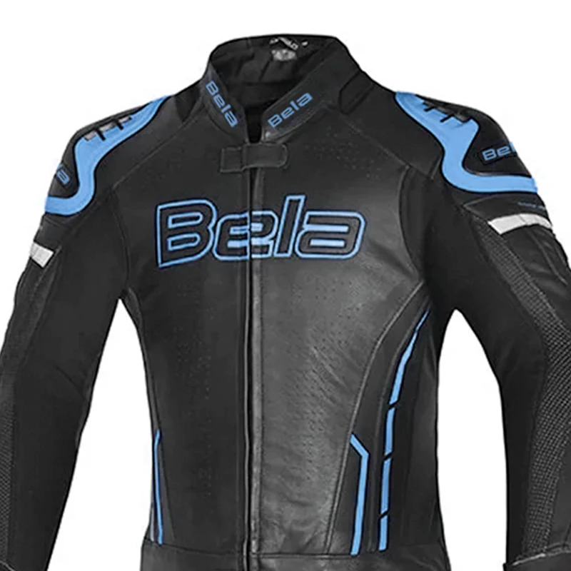 BELA ROCKET MIX KANGROO 2 PC MONO DE MOTO HOMBRE PIEL NEGRO AZUL