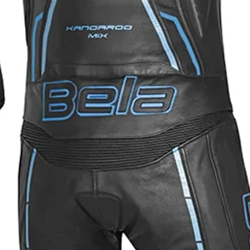BELA ROCKET MIX KANGROO 2 PC MONO DE MOTO HOMBRE PIEL NEGRO AZUL