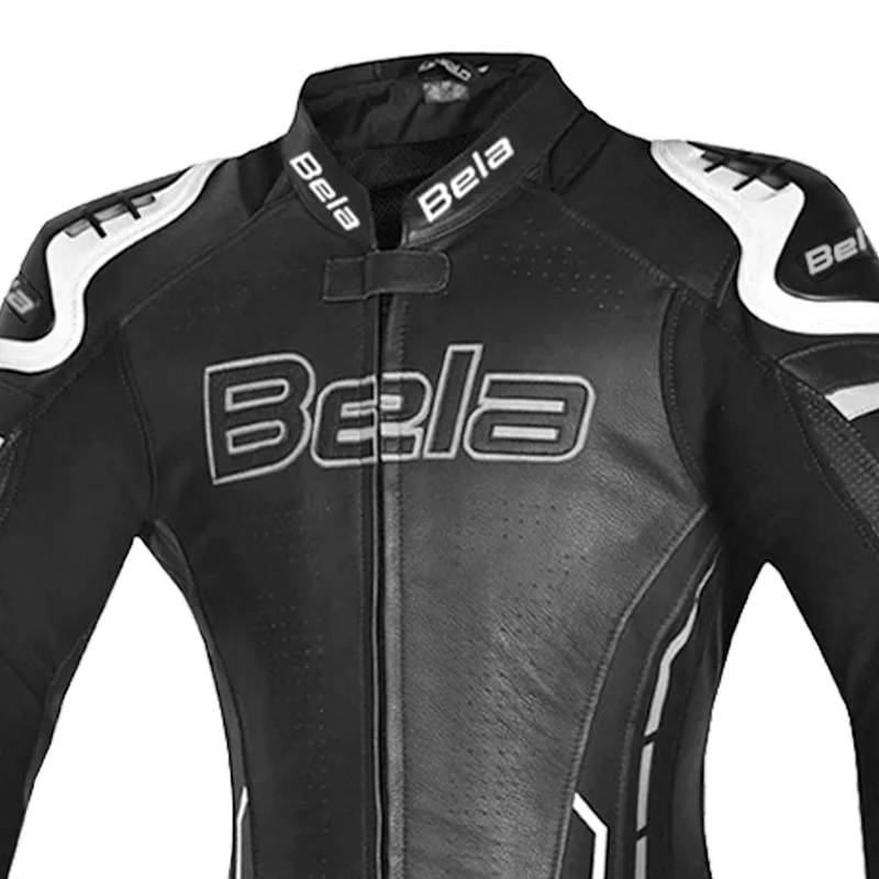 BELA ROCKET MIX KANGAROO 2 PC MONO DE MOTO MUJER NEGRO BLANCO
