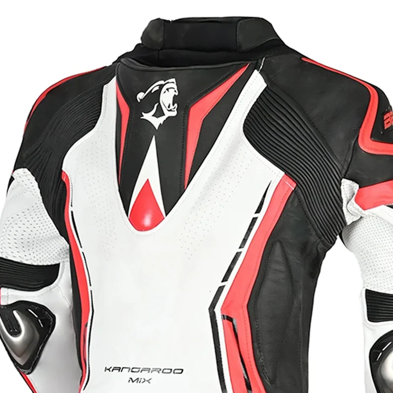 BELA ROCKET MIX KANGROO 2 PC MONO DE MOTO HOMBRE NEGRO BLANCO ROJO