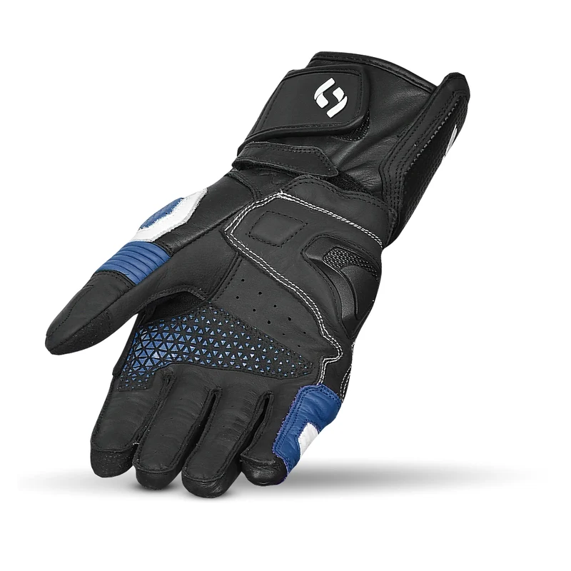 SHUA RANGER PRO GUANTES DE MOTO NEGRO BLANCO AZUL
