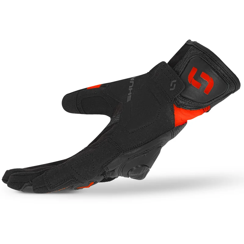 SHUA PROTON GUANTES DE MOTO NEGRO ROJO