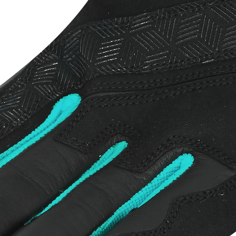 BELA AIR FLOW GUANTES DE MOTO DE PIEL MUJER NEGRO TURQUOISE