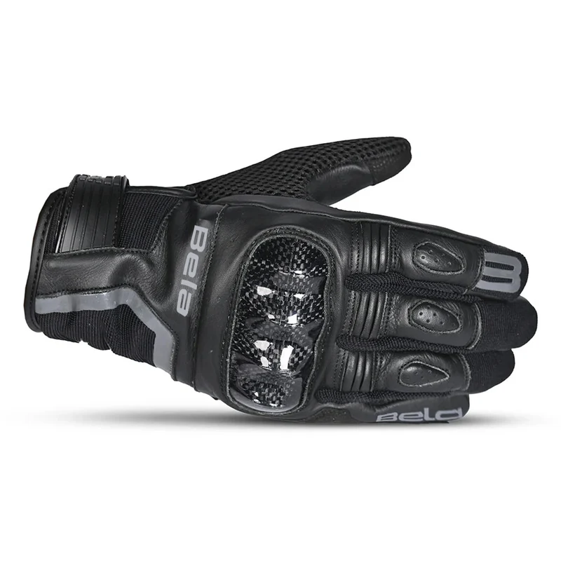 BELA AIR FLOW GUANTES DE MOTO DE PIEL MUJER NEGRO