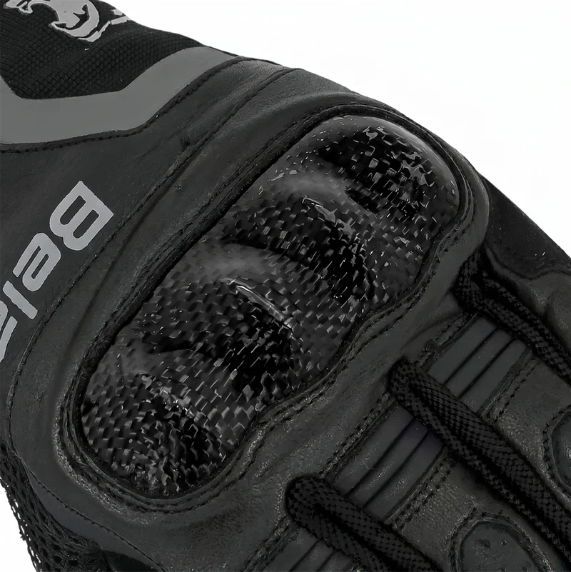 BELA AIR FLOW GUANTES DE MOTO DE PIEL NEGRO