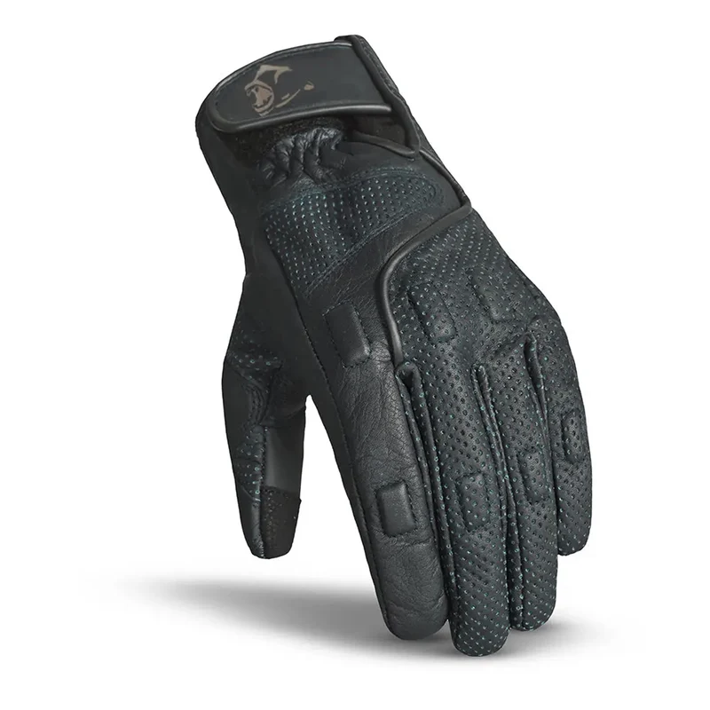 BELA APOLO GUANTES DE MOTO PIEL VERANO NEGRO