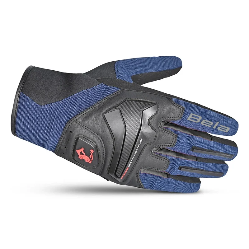 BELA STAR GUANTES DE MOTO TEXTIL AZUL NEGRO