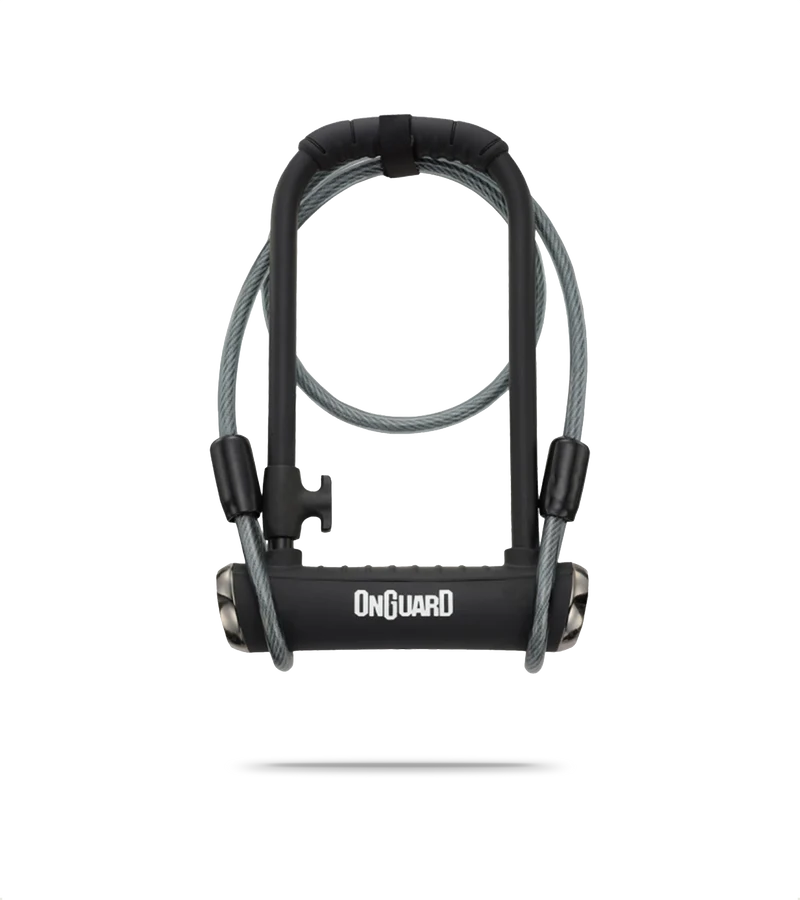 OnGuard Pitbull D-Lock Sold Secure Diamond & Cable