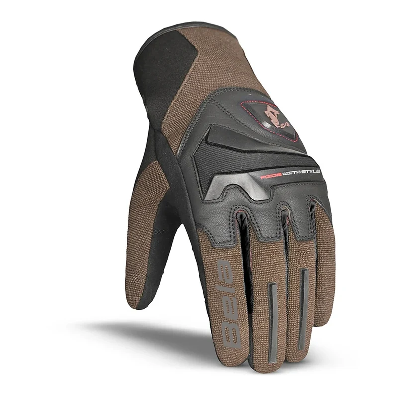 BELA STAR GUANTES DE MOTO TEXTIL NEGRO MARRON