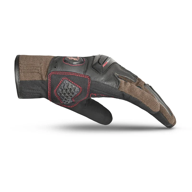 BELA STAR GUANTES DE MOTO TEXTIL NEGRO MARRON