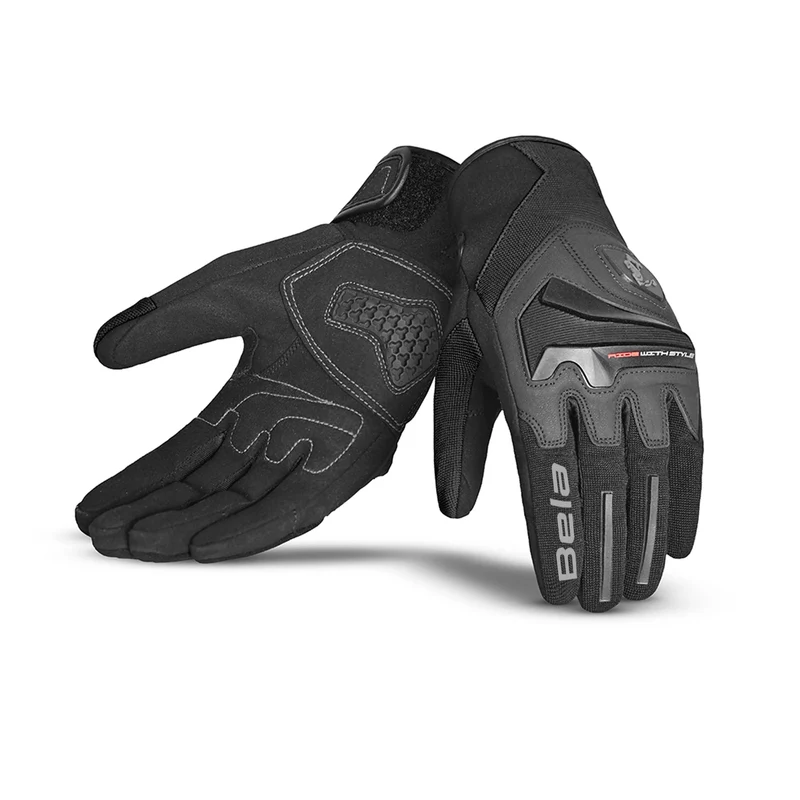 BELA STAR GUANTES DE MOTO TEXTIL NEGRO
