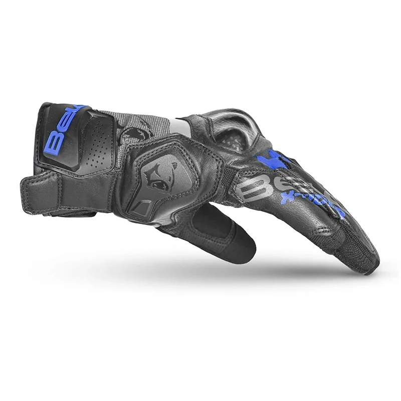 BELA DARING GUNATE DE MOTO HOMBRE GRIS NEGRO AZUL