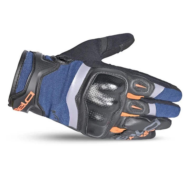 BELA DARING GUNATE DE MOTO HOMBRE AZUL NARANJA