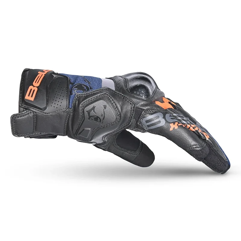 BELA DARING GUNATE DE MOTO HOMBRE AZUL NARANJA