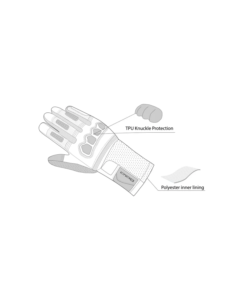 BELA TWIX LADY GUANTES DE MOTO TEXTIL NEGRO
