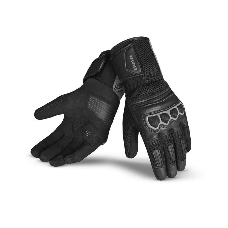 BELA TWIX MAN GUANTES DE MOTO TEXTIL NEGRO GRIS
