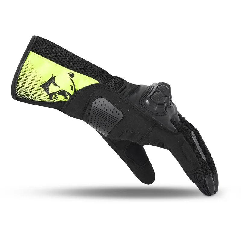 BELA TWIX MAN GUANTES DE MOTO TEXTIL NEGRO AMARILLO FLUO