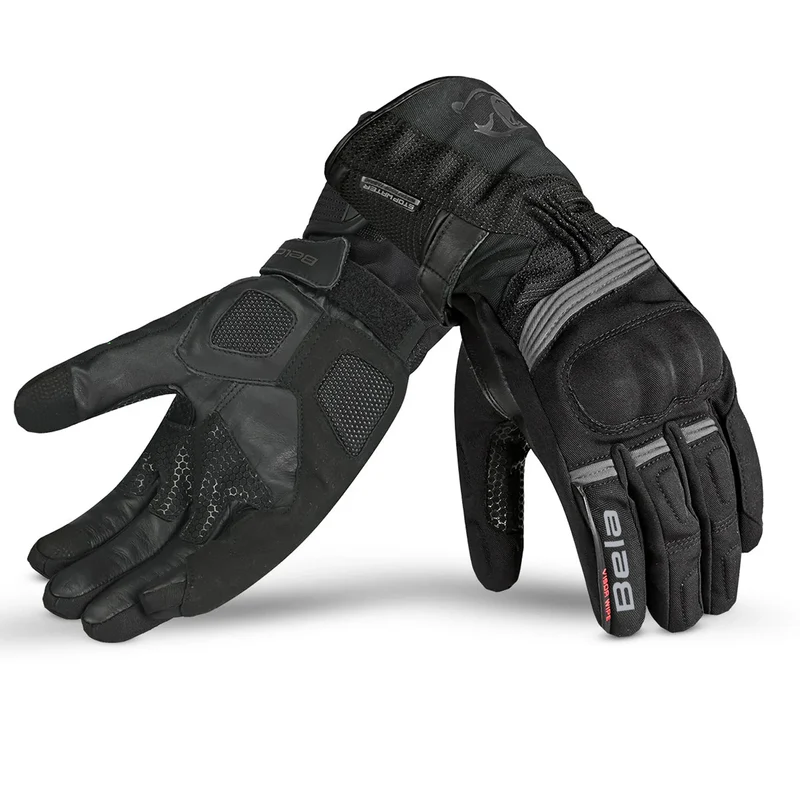 BELA STORM WINTER WP TEXTIL GUANTES DE MOTO DE MUJER NEGRO GRIS