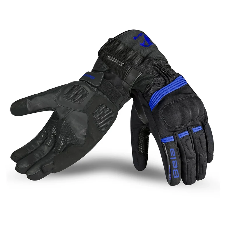 BELA STORM WINTER WP TEXTIL GUANTES DE MOTO NEGRO AZUL