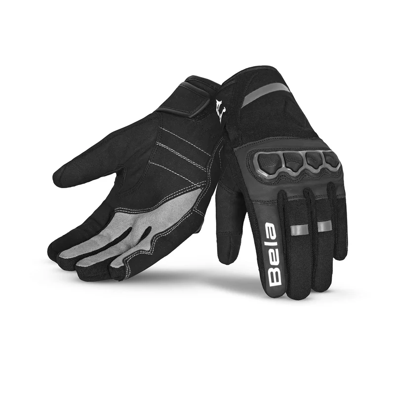 BELA TRACKER WINTER WP GUANTES DE MOTO TEXTIL NEGRO GRIS