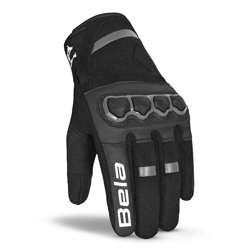 BELA TRACKER WINTER WP GUANTES DE MOTO TEXTIL NEGRO GRIS