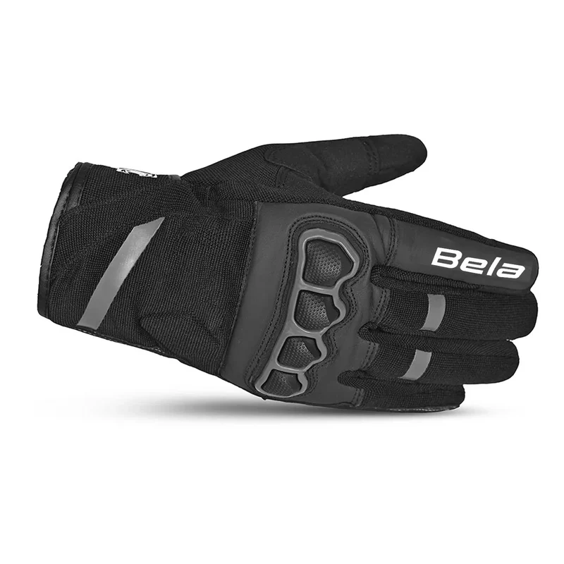 BELA TRACKER WINTER WP GUANTES DE MOTO TEXTIL NEGRO GRIS