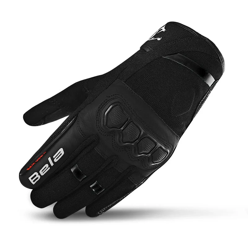 BELA TRACKER WINTER WP GUANTES DE MOTO TEXTIL NEGRO