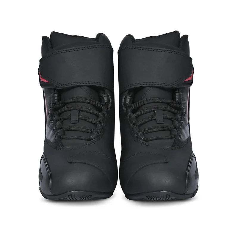 BELA MISSION WP BOTAS DE MOTO HOMBRE NEGRO ROJO