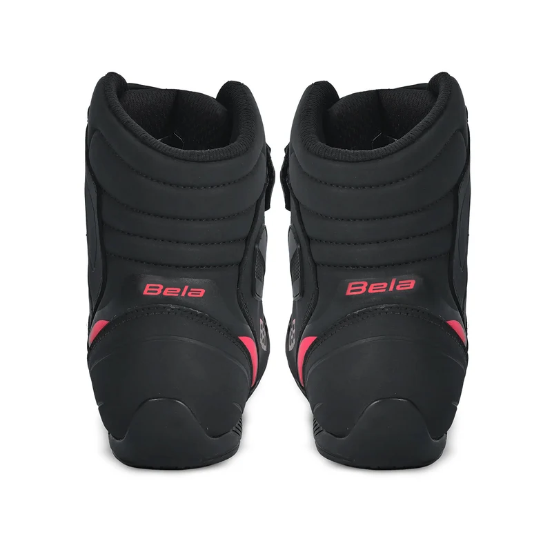 BELA MISSION WP BOTAS DE MOTO HOMBRE NEGRO ROJO