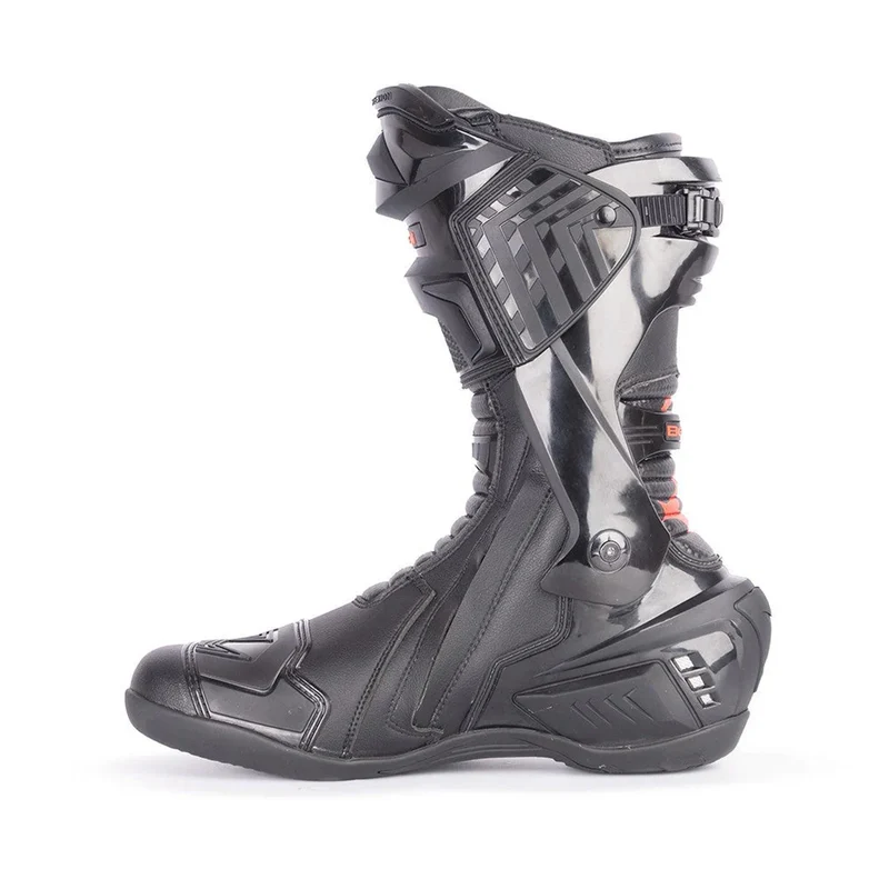 BELA SPEEDO 3.0 BOTAS DE MOTO NEGRO ROJO