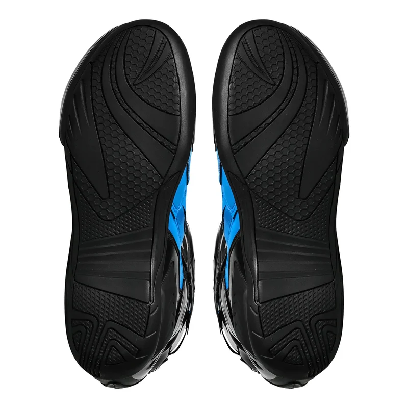 BELA SPEEDO 2.0 BOTAS DE MOTO PIEL NEGRO AZUL